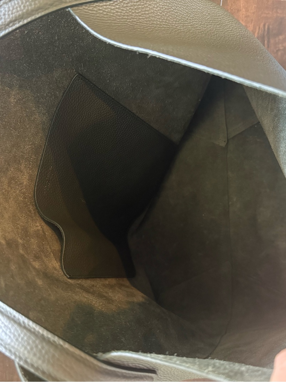 Mansur Gabriel Maxi Cabas Bag in Seaweed - Picture 5 of 9